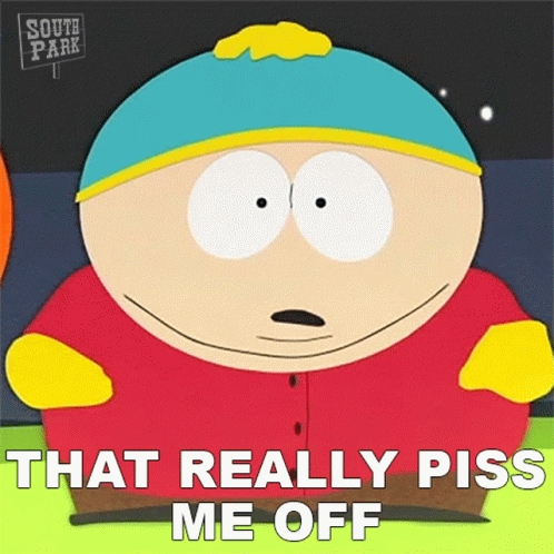That Really Pissed Me Off Eric Cartman GIF