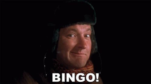 That's A Bingo Cousin Eddie Johnson GIF
