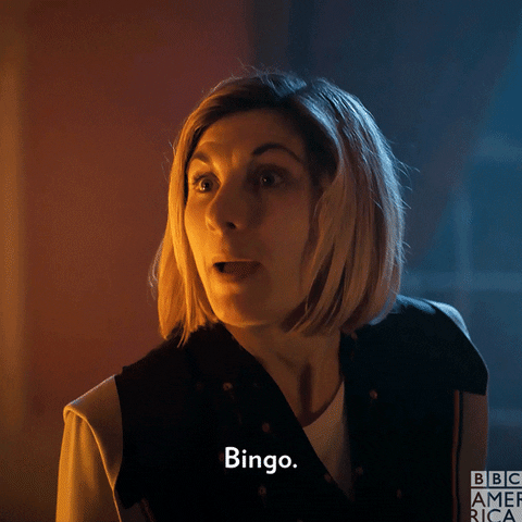 That's A Bingo Dr Who Jodie Whittaker GIF