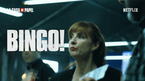 That's A Bingo Money Heist Najwa Nimri GIF