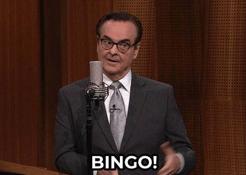 That's A Bingo Steve Higgins GIF