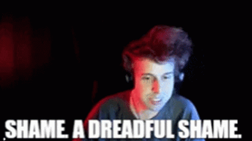 That's A Dreadful Shame GIF