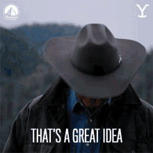 That's A Great Idea Rip Yellowstone GIF
