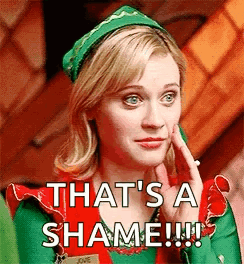 That's A Shame Beautiful Young Lady GIF