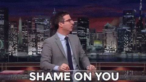 That's A Shame John Oliver GIF