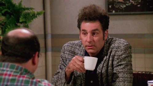 That's A Shame Kramer And Jerry Seinfeld GIF
