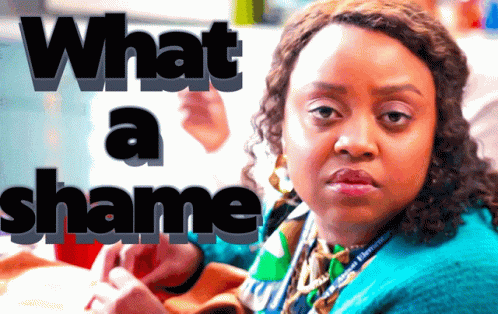 That's A Shame Quinta Brunson GIF