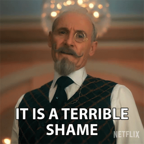 That's A Terrible Shame Colm Feore GIF