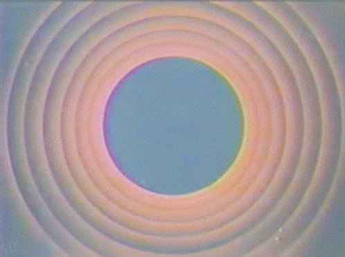 That's All Folks Cartoon Rainbow Background GIF