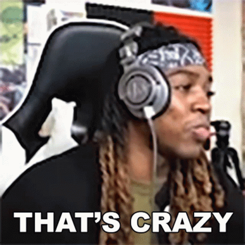 That's Crazy Black Mastadont GIF