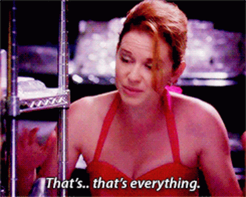 That's Everything Sarah Drew GIF