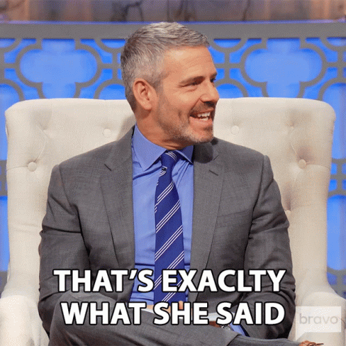 That's Exactly What She Said Tv Interview GIF