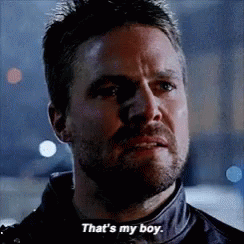 That's My Boy Oliver Arrow GIF