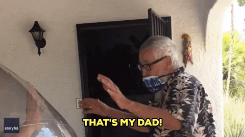 That's My Dad He's So Happy GIF