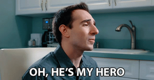 That's My Dad My Hero GIF