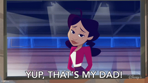 That's My Dad Penny Proud GIF