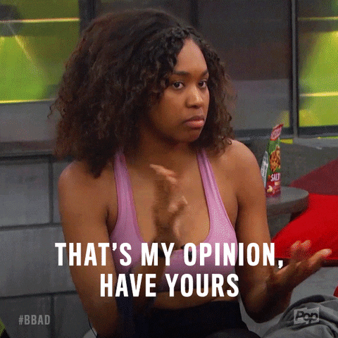 That's My Opinion Have Yours GIF