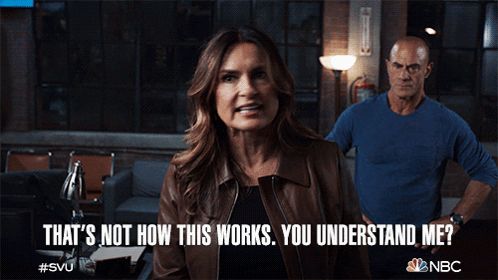 That's Not How This Works Olivia Benson GIF