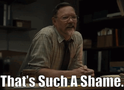 That's Such A Shame Steve Raglan GIF