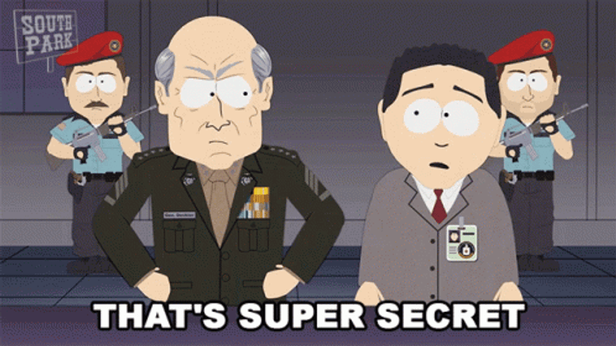 That's Super Secret South Park GIF