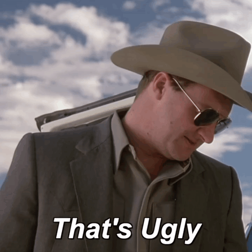 That's Ugly Man GIF