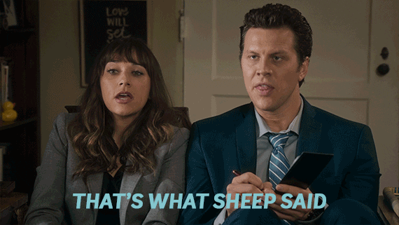 That's What Sheep She Said GIF