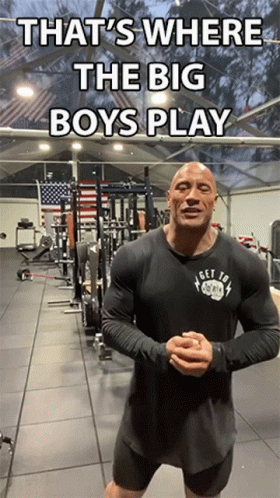 That's Where The Big Boy Play Dwayne Johnson GIF