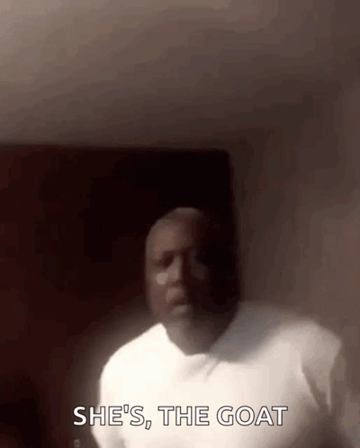 That's Why He's The Goat Big Guy Meme GIF