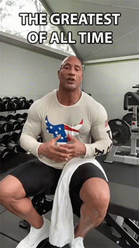 That's Why He's The Goat Dwayne The Rock GIF