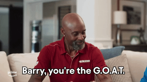 That's Why He's The Goat Friendly Competition GIF