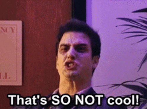 That So Not Cool Angry Boy GIF