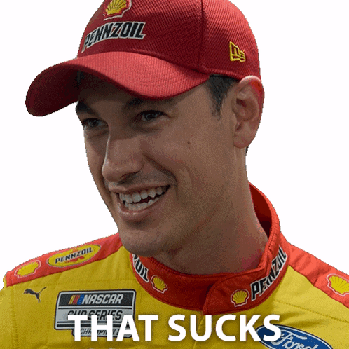 That Sucks Joey Logano GIF