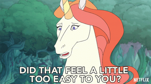 That Was Easy Swift Wind Unicorn GIF
