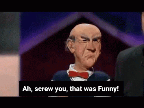 That Was Funny Grumpy Old Man GIF