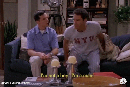 Thats A Man Not A Boy Will Truman GIF
