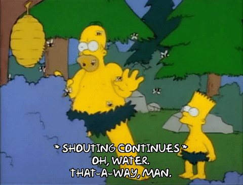 Thats A Man The Call Of The Simpsons GIF