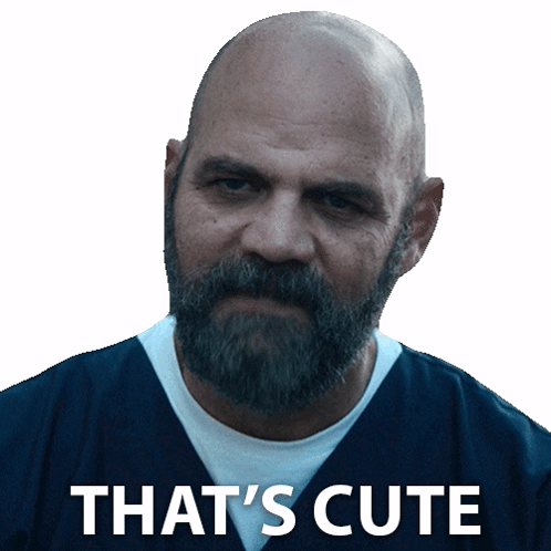 Thats Cute Bald Man With Beard GIF