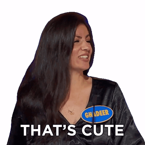 Thats Cute Ghadeer Family Feud GIF