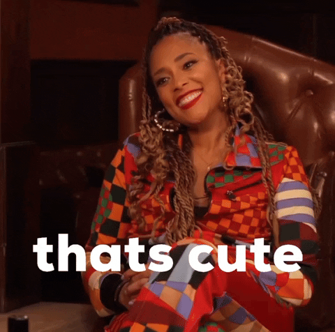 Thats Cute Smiling Woman Laid Back GIF