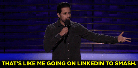 Thats Like Me Going On Linkedin GIF