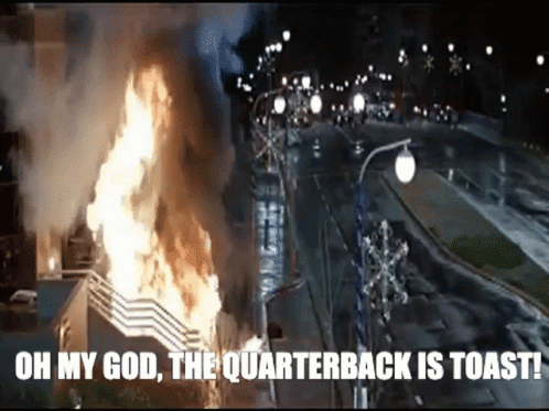Thats My Quarterback Is Toast GIF
