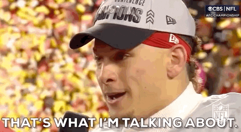 Thats What Im Talking About Patrick Mahomes GIF