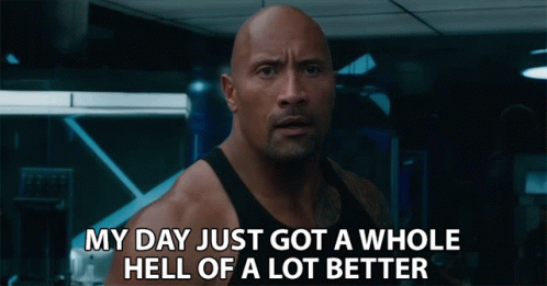 Dwayne The Rock Day Just Got Better GIF