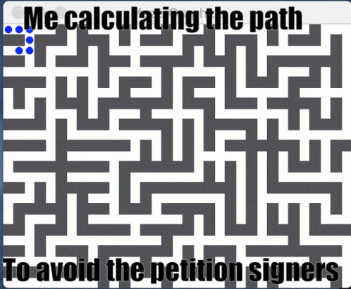 Calculating The Path Meme GIF