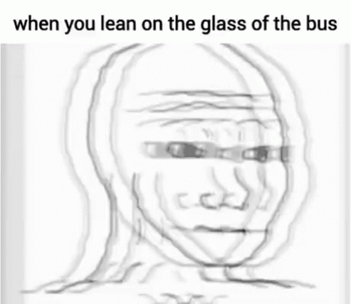 The Blank Face Mobile Art GIF