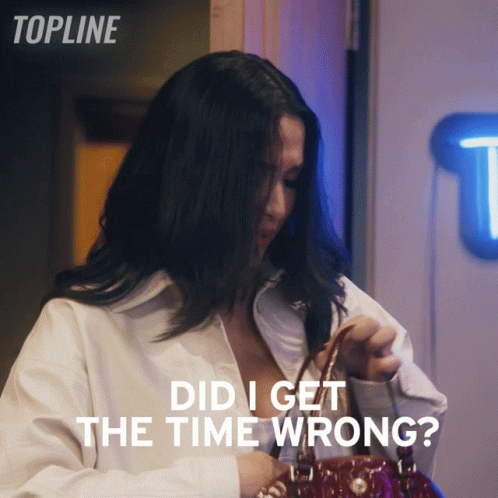 The Wrong Time Ginette Claudette GIF