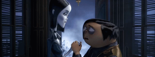 The Addams Family Sweet Hug Scene GIF