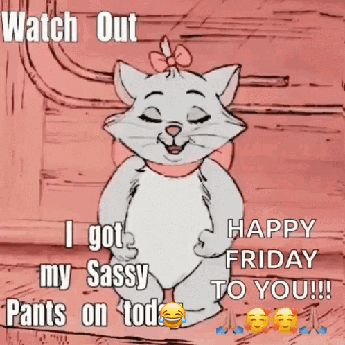 The Aristocats Happy Friday Meme GIF