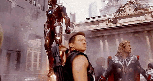 The Avengers Team Gif GIF