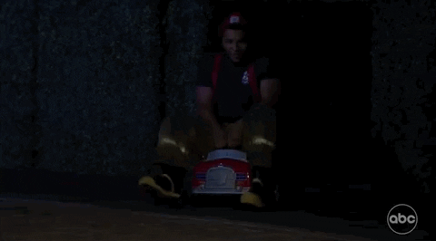 The Bachelorette Fire Truck GIF